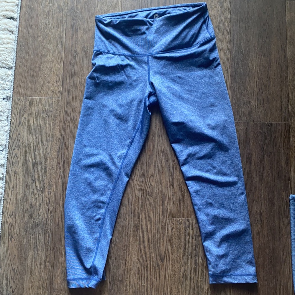 90 DEGREE - blue capri workout pants